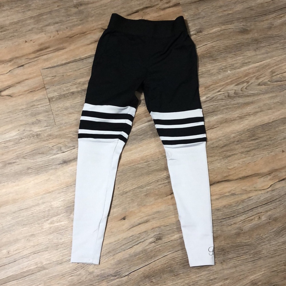 Bombshell Sportswear Black and White Leggings